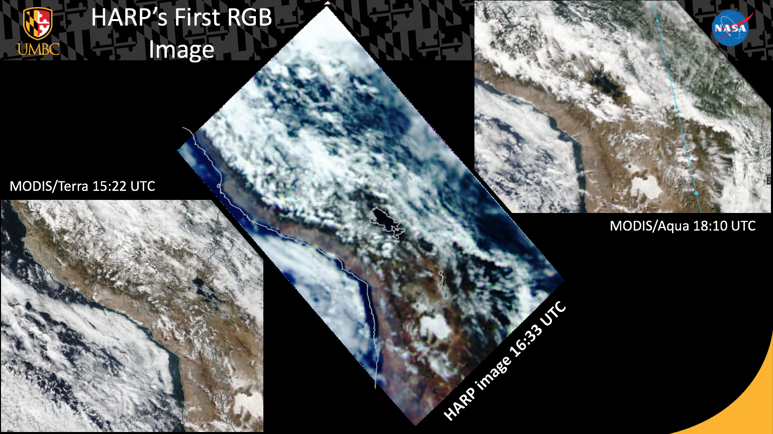 New HARP CubeSat Imagery over South America